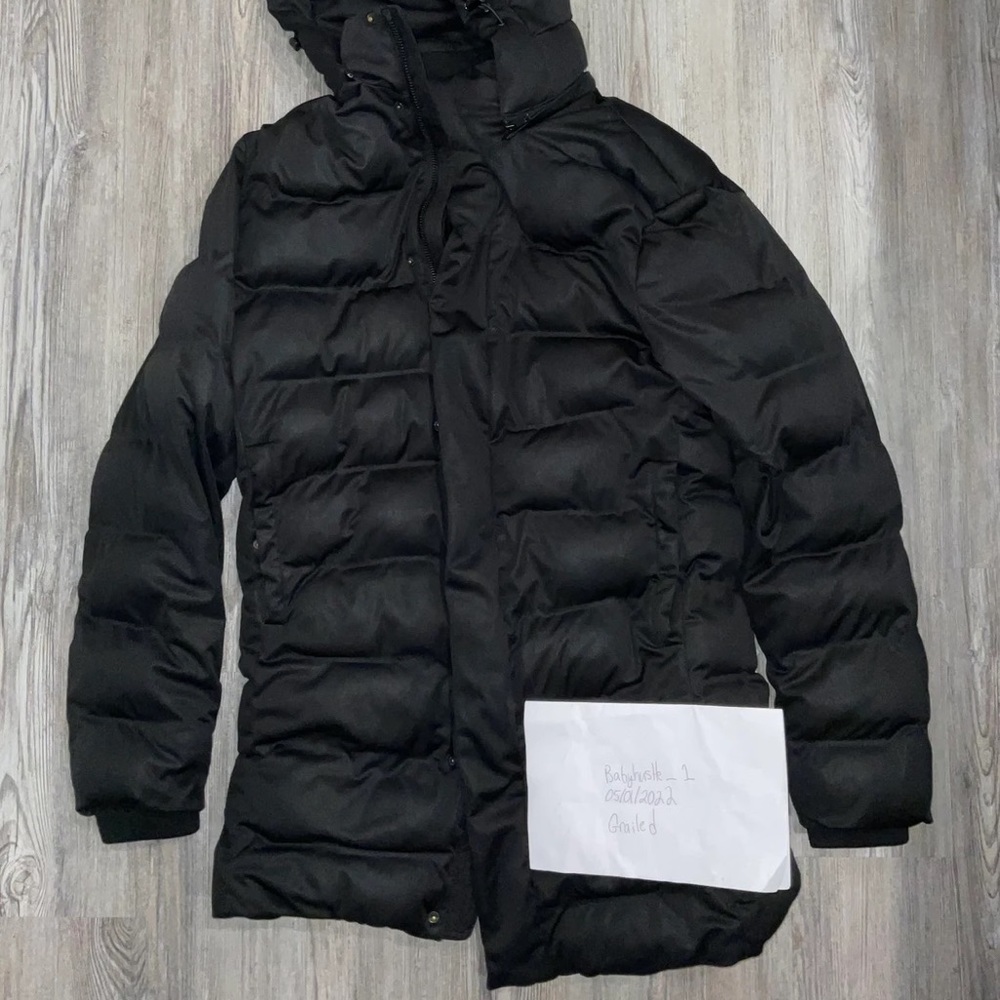 Zara Black Bubble Trench Coat